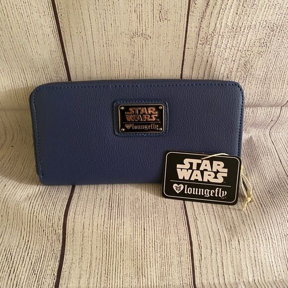 RARE heart logo loungefly r2d2 wallet - Picture 3 of 6